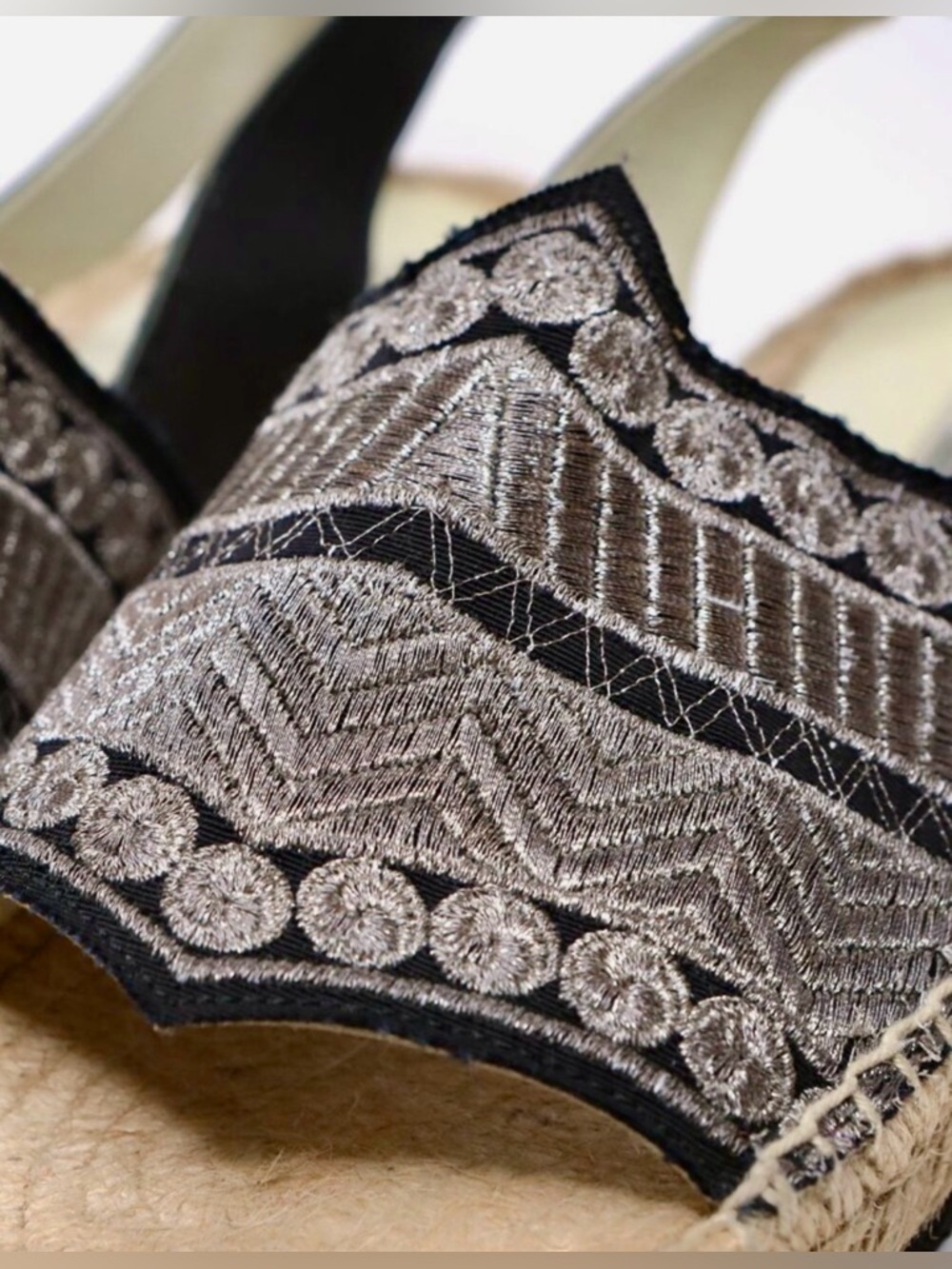 Miista London Espadrilles w. Embroidered Upper